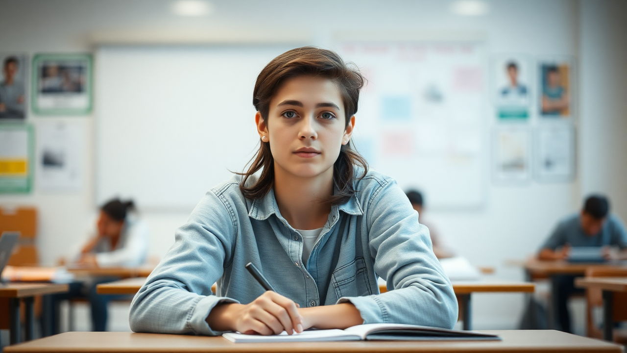 i NEED A PHOTO OF WHITE 16 YEAR OLD STUDENT SITT..